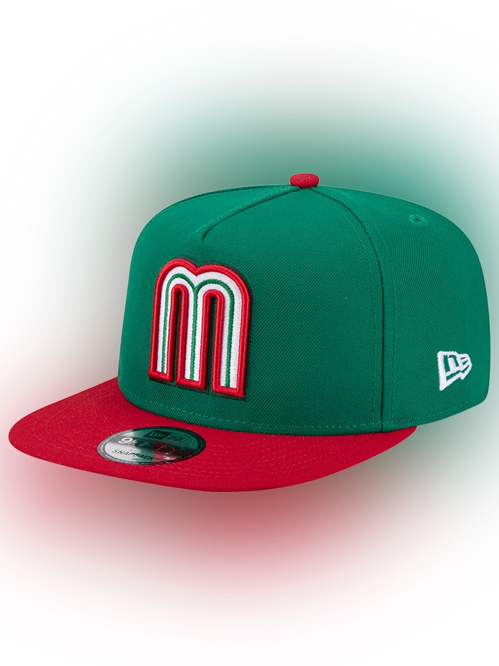 New Era 59FIFTY Green & Red Baseball Cap soccer 🇲🇽 Mexico futboll 2026 World Cup